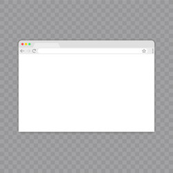 browser windowweb in flat style window vector image