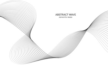 abstract wave element for design digital vector image