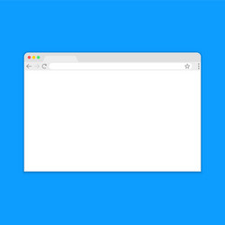 browser windowweb in flat style window vector image