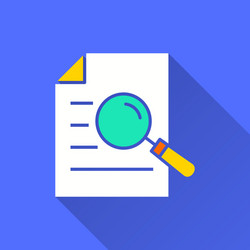 data analysis - icon for graphic and web vector image