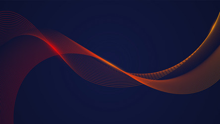 Abstract background with dynamic flowing lines vector