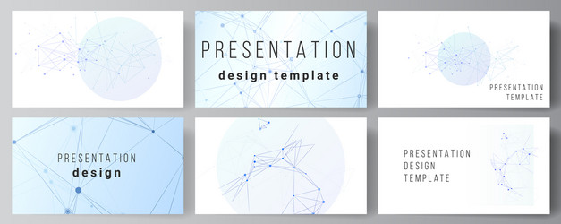Modern Presentation Slides Layout vector image