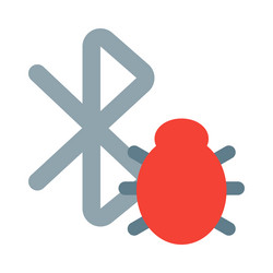 bluetooth error found while sending data vector image