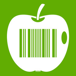 code to represent product identification icon vector image