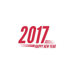 Happy new year 2017 theme vector