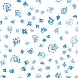set line search cloud computing lock vector image