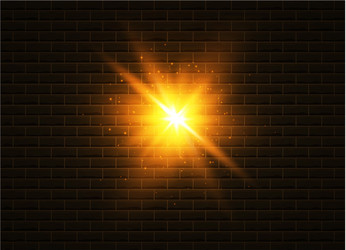 White glowing light vector