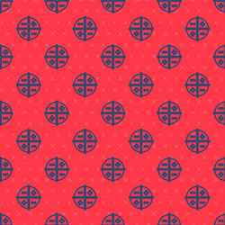 blue line xyz coordinate system icon isolated vector image