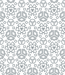 dark monochrome color angular outline abstract vector image