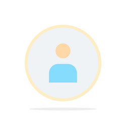 man worker basic ui abstract circle background vector image