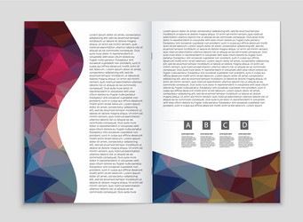 abstract layout background set for art vector image