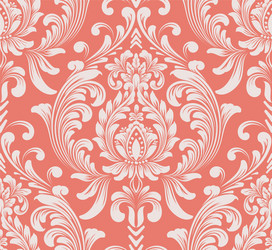 damask seamless pattern element classical vector image