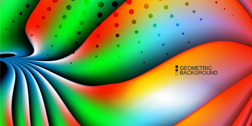 geometric colorful abstract background vector image