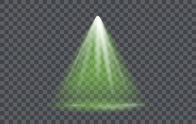 light effect spotlight with transparent background vector image