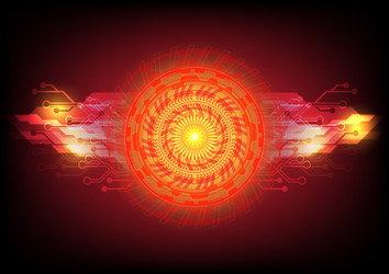 sci-fi futuristic user interface virtual reality vector image