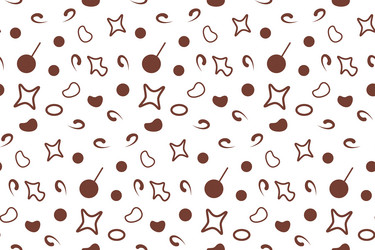 seamless pattern of abstract images vector image