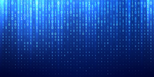 Binary Code Abstract Background vector image