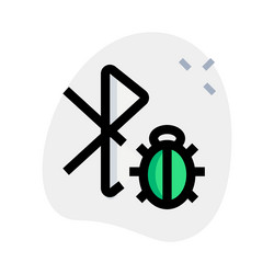 bluetooth error found while sending data vector image