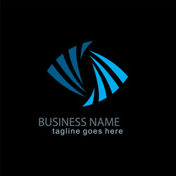 Dynamic Circular Loop Logo vector