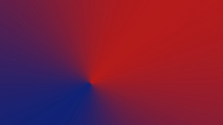 abstract 3d blue and red vibrant color embossed vector