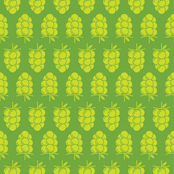 Green grapes bunch pattern design for wrapping vector