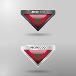 3d label tag and location pointer flag nation vector image