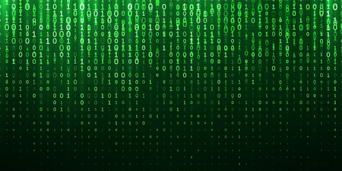 Binary Matrix Abstract Background vector image