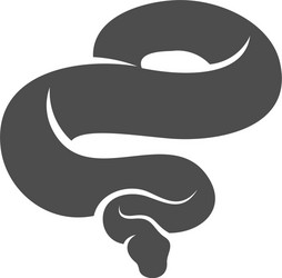 Python Snake Logo - Reptile Motif vector image