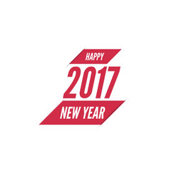 Happy new year 2017 theme vector