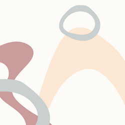 Abstract background image with rounded zigzag vector