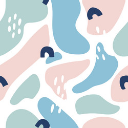 Abstract Pattern with Scattered Shapes vector image