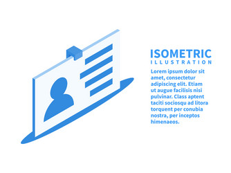 badge icon isometric template for web design vector image