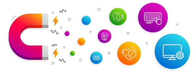 bitcoin system face id and computer keyboard vector image