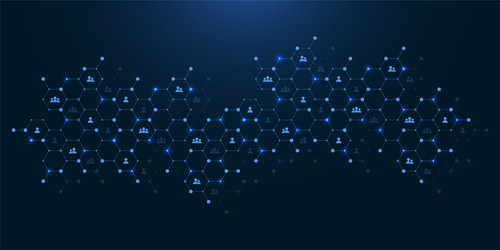 Global Network Connection vector image