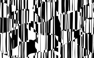 random chaotic lines abstract geometric pattern vector image