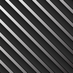 Black background stripes with shadow geometric vector