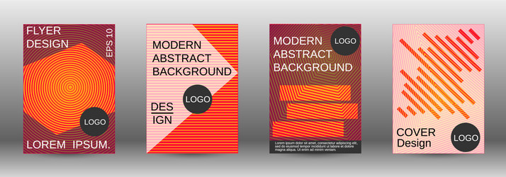 creative backgrounds with abstract gradient linear vector image