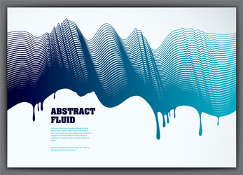 lined wave background fluid flow 3d dynamic vector image
