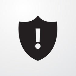 security alert icon for web and mobile vector