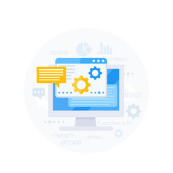 Software Development App Integration vector image