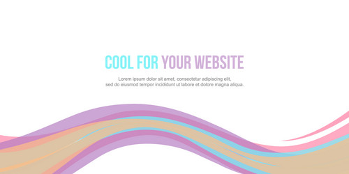 collection abstract header website design vector