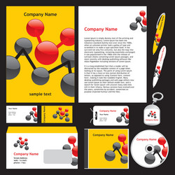 company stationery templates vector