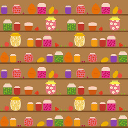 seamless pattern with banks different jam vector