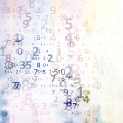 digital code background vector image