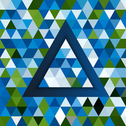triangular abstract background vector image