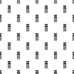 Antique column pattern seamless vector