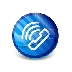 phone support web button vector image