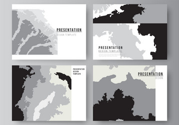 layout presentation slides design vector image