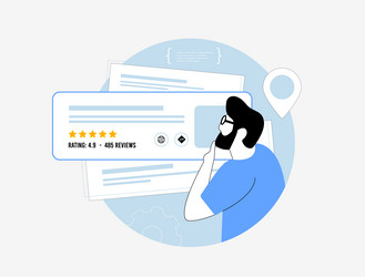 local business seo with schema markup to optimize vector image