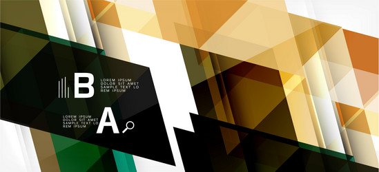 abstract triangle pattern colorful backdrop vector image